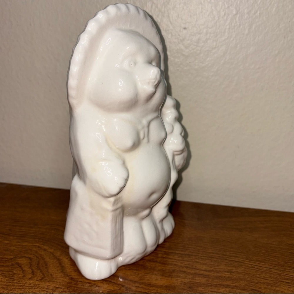 Vintage Tanuki Bear Collectible Beverage Tiki Mug Vase Ceramic 4”x3”x7” - Picture 3 of 13